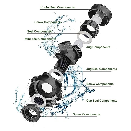 Optifit® Camping Water Container with Easy Faucet Portable Food Grade PE BPA Free Outdoor Folding Tank for Sport Camping Riding Mountaineer Hiking 12L 3PCS