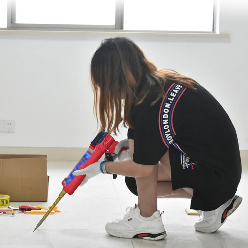 STHIRA Application Gun Double Cartridge Gun Applicator Dual-tube Caulking Gun Labor Saving Caulk Glue Gun Sealant Gun Mastic Gun with Trigger Versatile Caulking Gun