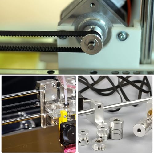 Serplex® GT2 20 Teeth 5mm Bore Timing Pulley Aluminum Synchronous Wheel for 6mm Belt Compatible with RepRap 3D Printer Prusa i3 15PCS