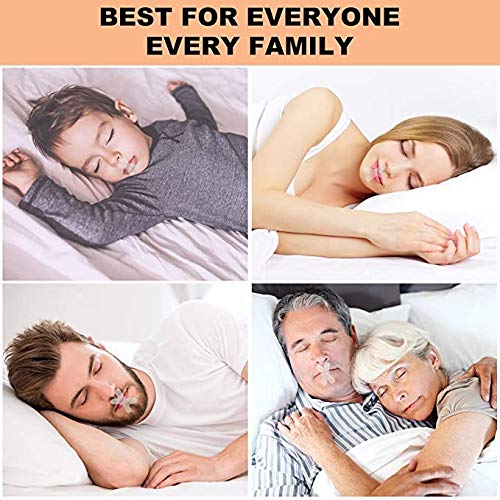 HANNEA 30Pcs Sleep Strips,Anti Snoring Devices Advanced Gentle Mouth Tape for Sleeping Snoring Reduction Mouth Tape for Better Nose Breathing Sleep Aids Strips