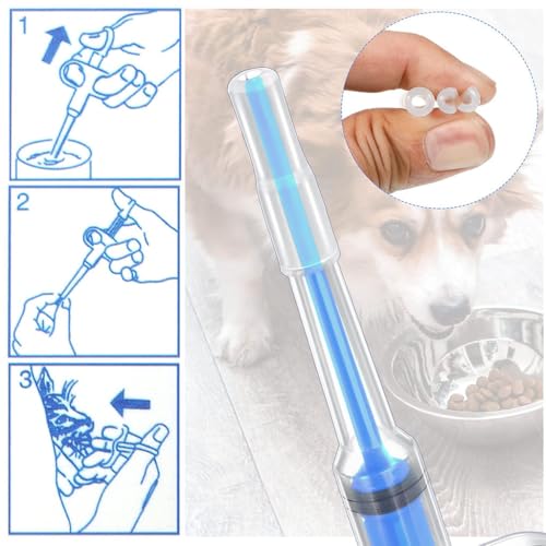 ZIBUYU® PAGOW 2 Pcs Pet Medicine Feeder