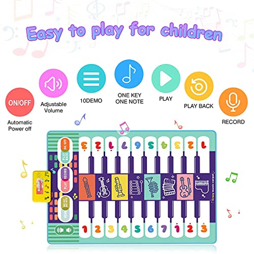 PATPAT Musical Mat for Kids, 46.5