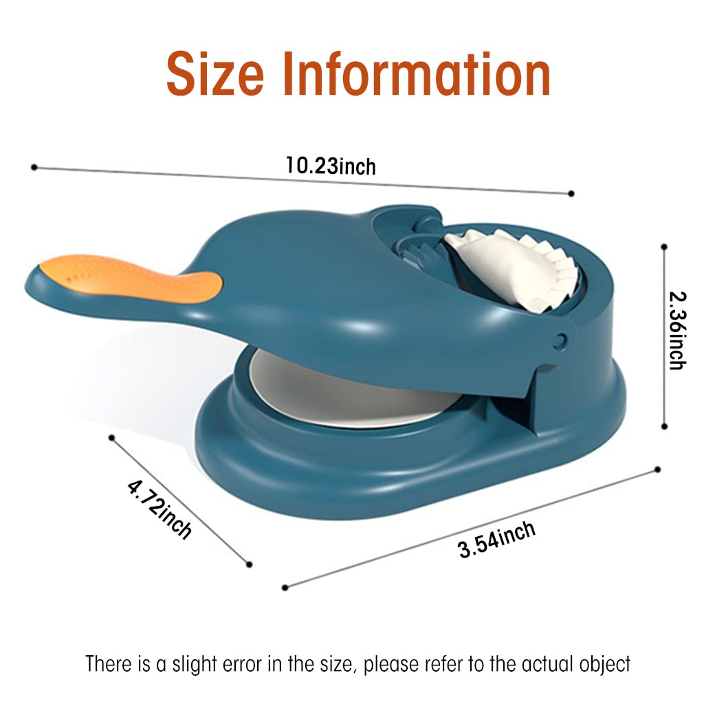 HASTHIP Dumpling Maker Machine, 2 in 1 Dumpling Mould, Dumpling Skin Press Mould DIY Kitchen Tool, Manual Dumpling Press Maker