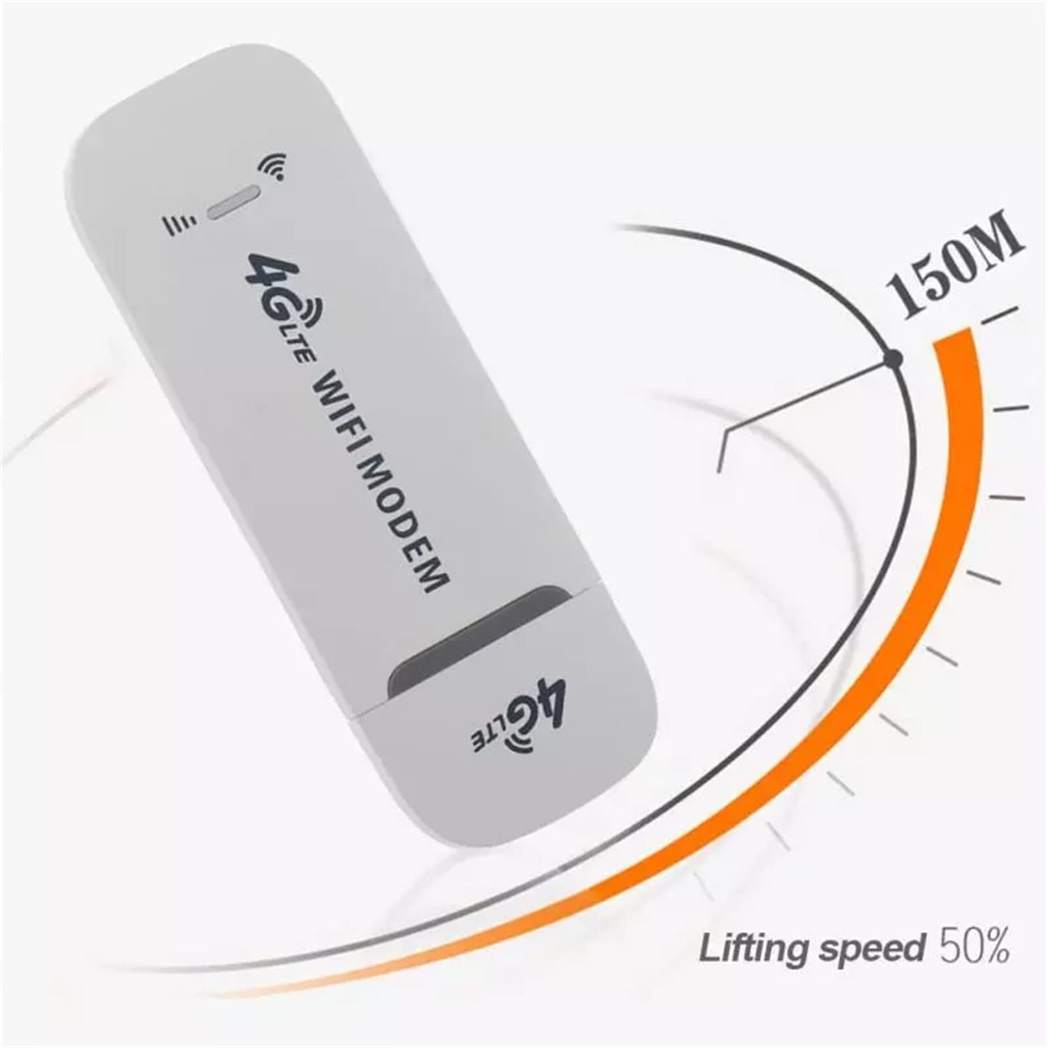 ZORBES 4G LTE USB Wireless Portable Router with up to 150Mbps Data Speed,Play Data Card&Plug