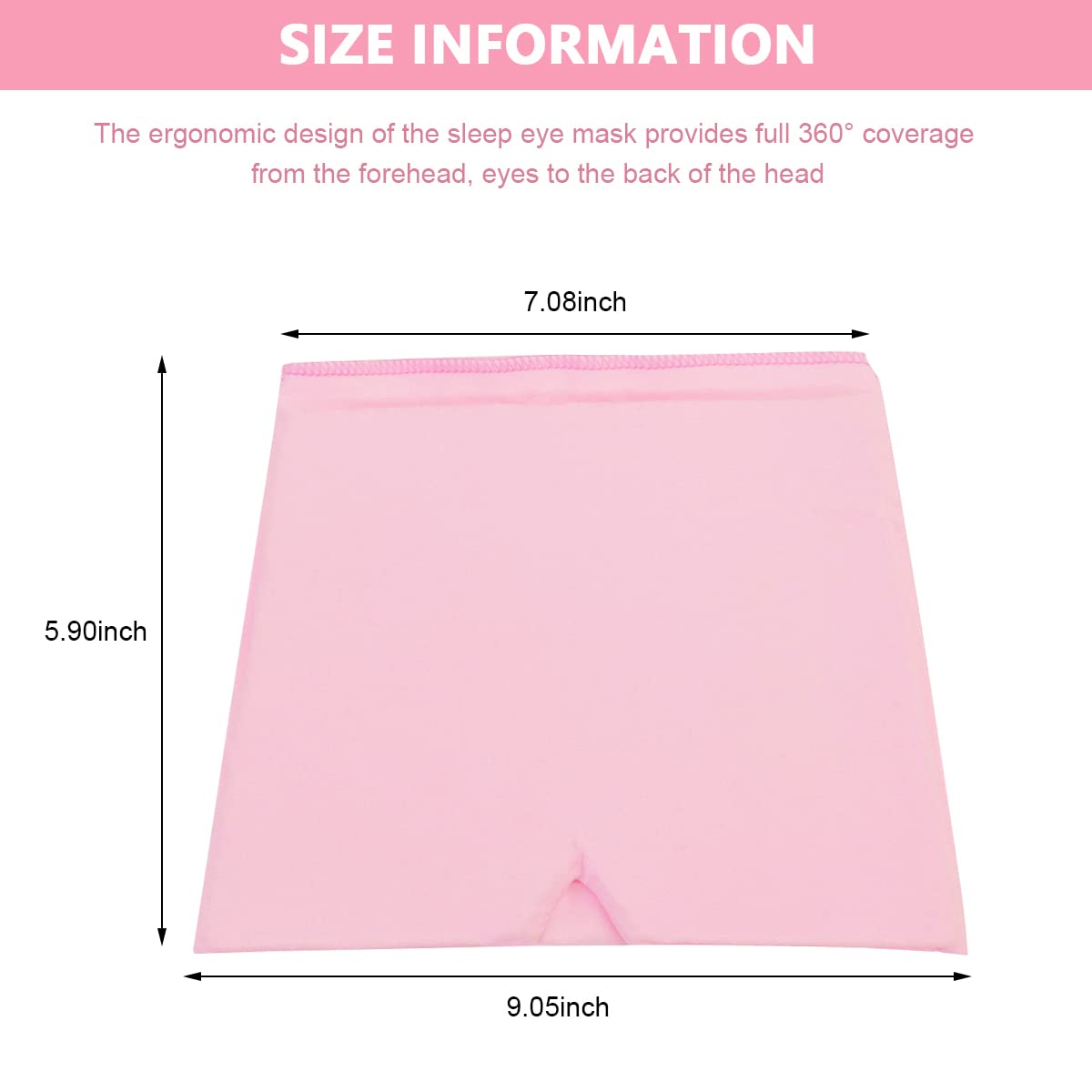 HANNEA Migraine Relief Cap Hat Ice Head Wrap, Double Layer Cool Gel Headache Relief Cap, Hot and Cold Therapy Mask for Tension, Sinus, Puffy Eyes & Stress Relief Gel Cold Compress-Pink
