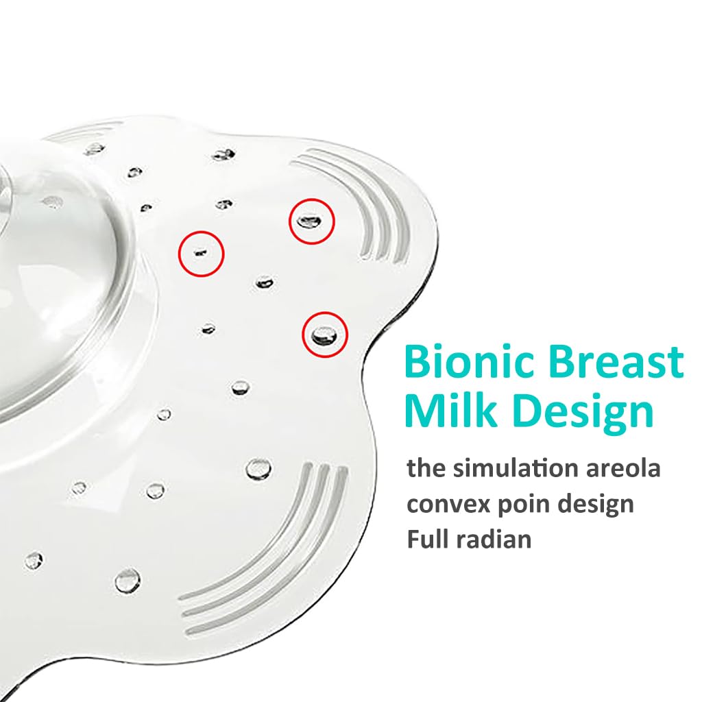 SNOWIE SOFT Breast Shells for Breastfeeding Food-Grade Soft Silicone Nipple Protector for Breastfeeding, BPA Free Silicone Nipple Cap Soft & Reusable with Storage Case, Universal Size