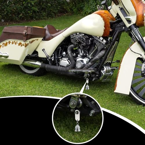 STHIRA® Guardian Angel Motorcycle Bell Good Luck Keyring Drive Safe Pendant Accessories Lead-Free Pewter Bike Gift for Men Women 3 PCS