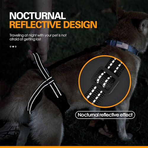 Qpets Dog Lift Harness, Dog Harness for Dog Rear Legs Walking Support, Adjustable Walking Assistant Harness with Quick Release Buckle for Aging Dog/Disabled/Injured Dog (Weight: 10-17.5kg)
