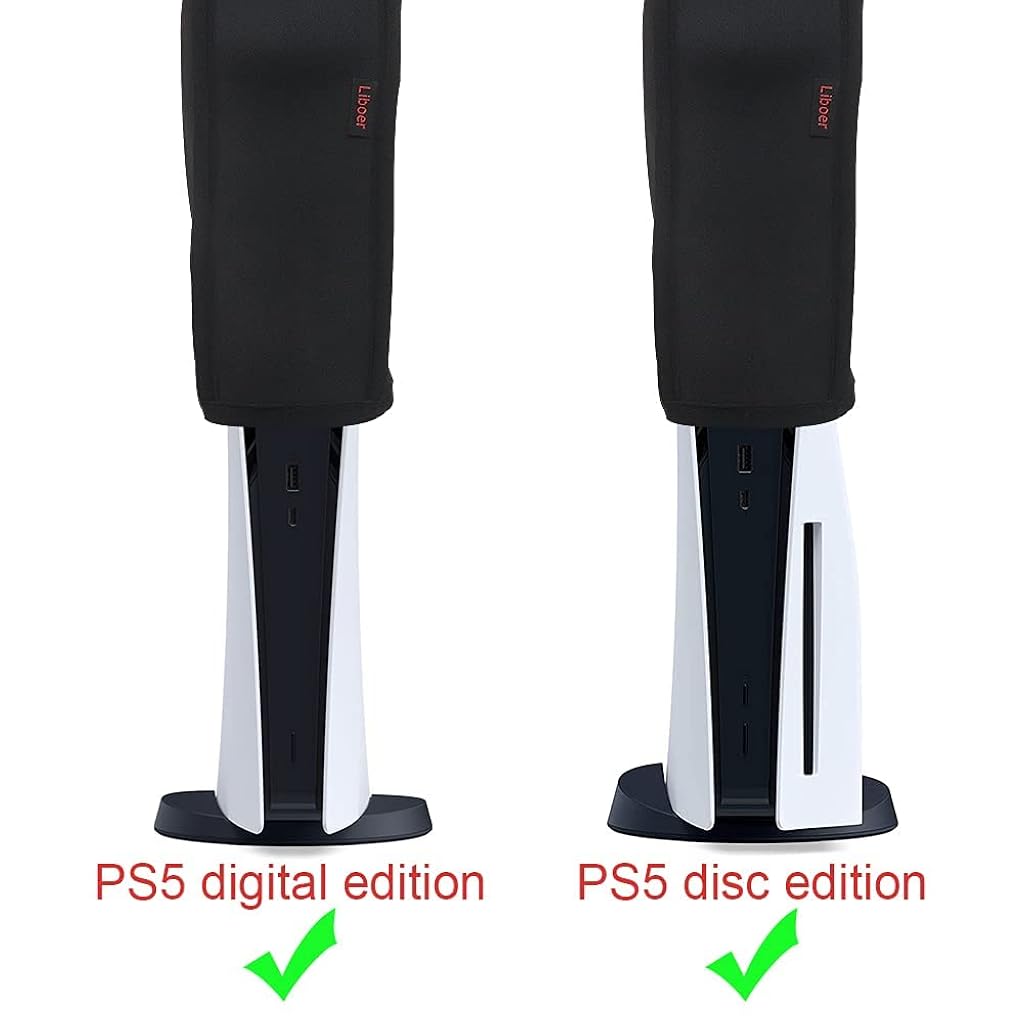 ZORBES Dust Cover for SONY PS5 Console, Dust Proof Cover Protective Case Anti Scratch Waterproof Case for Sony PlayStation 5 Game Console Cover Sleeve for PS5 Accessories Digital Edition&Disc Edition