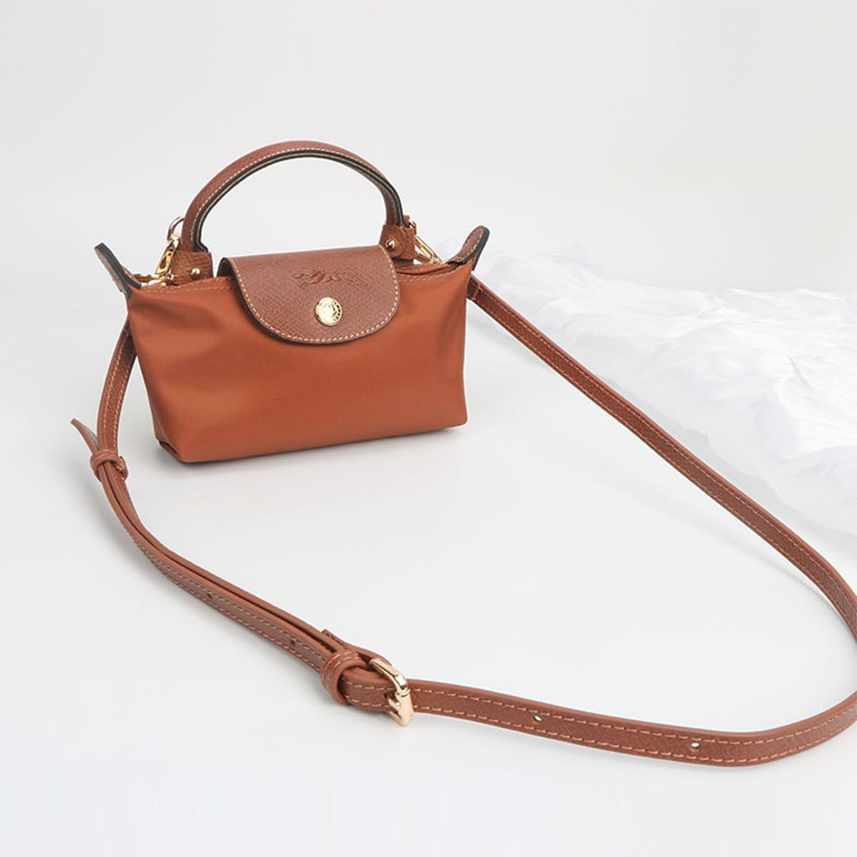 PALAY Shoulder Strap for Bag Fashion Shoulder Strap for Crossbody Bag Brown Satchel Shoulder Strap 47'' Adjustable eQuick Release Shoulder Strap Bag Modification DIY Shoulder Strap Kit