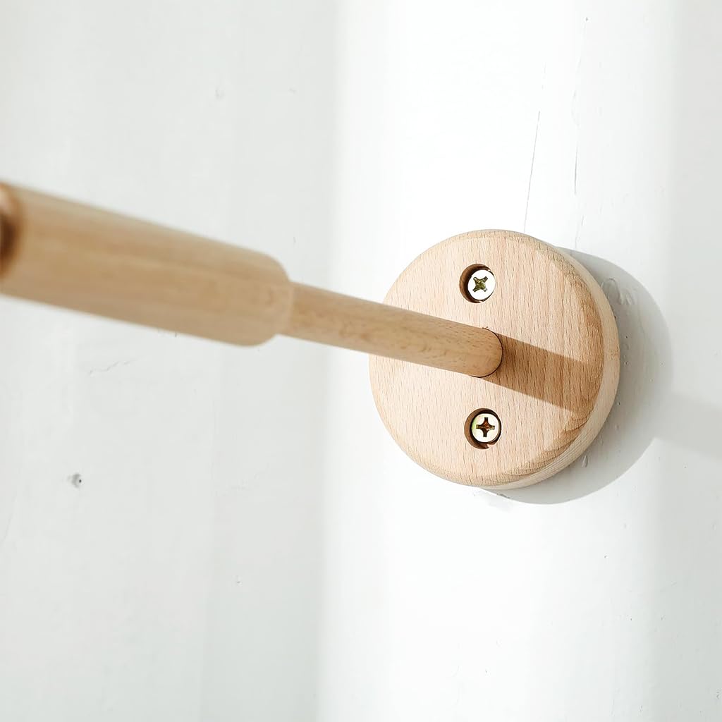 SNOWIE SOFT Wooden Wall Mounted Arm Baby Mobile Hanger Mobile Holder for Crib Hanging Toys for Babies, Crib Mobile Toy Hanger Beech Baby Crib Mobile Arm Cradle Toys Crib Hanger (Not Included Toys)