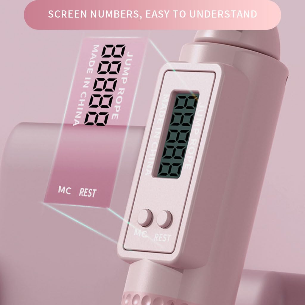 Optifit 2 in 1 Skipping Rope for Men Women Kids with Counter, Smart Jumping Rope with Durable Wire Rope and Cordless Ball, Cordless Skiping Row for Workout & Weight Loss