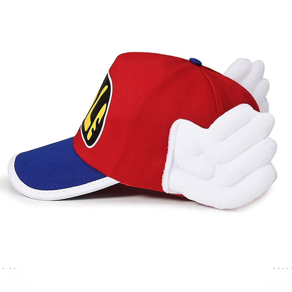 SNOWIE SOFT Caps for Kids Girls Arale Hat Winged Baseball Cap for Girls, Sun Hat for Kids Cute Arale Cap Arale Merchandise, Cosplay Arale Girls Hat Summer Outdoor Beach Hat for Baby Girl Adjustable