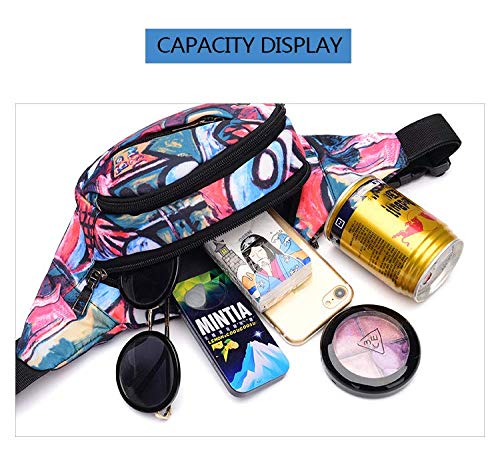 SANNIDHI Waist Bags for Women Men Waterproof Chest Bag Large Fanny Packs for Jogging Running Riding