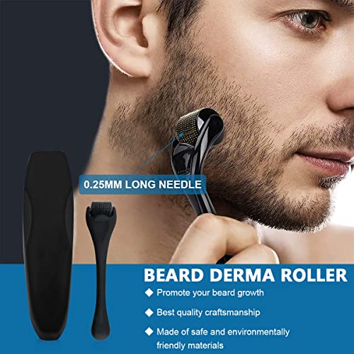 MAYCREATE Beard Roller for Men for Face Body Beard Hair Growth