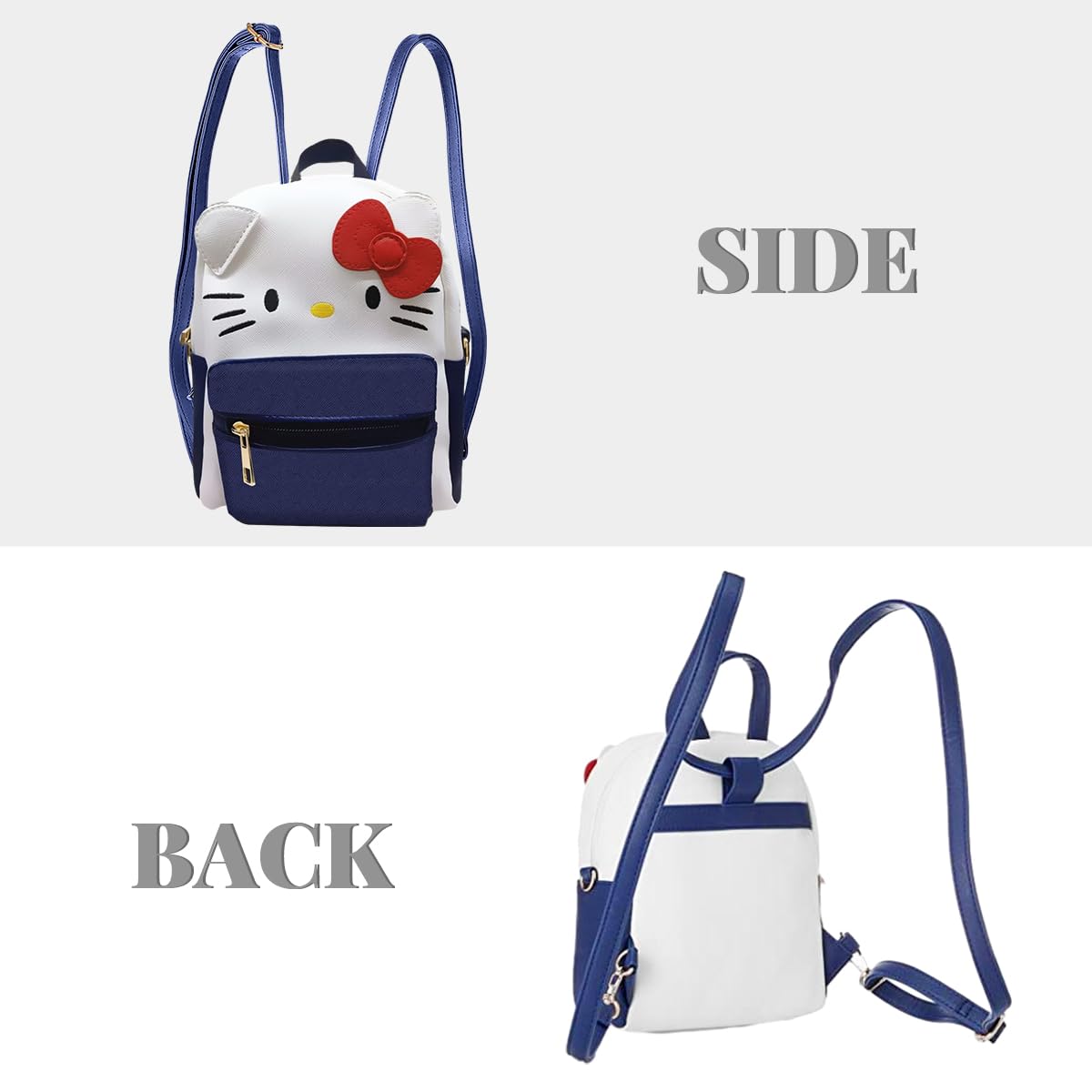 PALAY Sling Bags for Girls Cartoon Anime PU Cute Bag Handbag for Girls, Stylish Latest Cosplay Shoulder Bag Backpack for Girls with Detachable Shoulder Strap, Birthday Christmas Gift for Girls, Blue