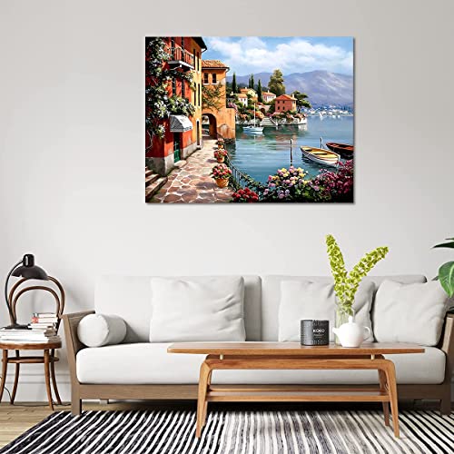 HASTHIP® DIY Oil Painting, 40 * 50CM Paint by Numbers Kits, Painting Kit for Adults and Kids, Unframed Printed Canvas for Home Wall Decor, Style 2 3 PCS