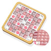 HASTHIP Glass Mosaic Tiles, Mosaic Kit with Wooden Coaster, Glitter Crystal Stained Mini Ceramic Tiles for Crafts, Mosaic Kits for Adults, DIY Coasters Kit, Pink HASTHIP Glass Mosaic Tiles, Mosaic Kit with Wooden Coaster, Glitter Crystal Stained Mini Ceramic Tiles for Crafts, Mosaic Kits for Adults, DIY Coasters Kit, Pink