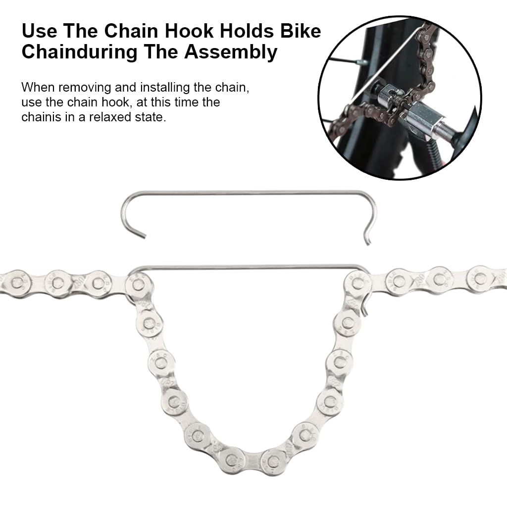 Serplex Bike Chain Tool for Bike Maintenance Universal Bike Chain Tool for 3/32 Inches Chain, 3/16 Inches Chain, 5-10 Speed Chain Repair Removal Bicycle Chain Splitter Cutter Rivet Remover