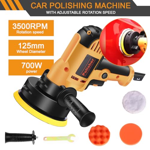 STHIRA® Car Buffer Polisher Kit, 5 Inch Buffer Polisher for Car Detailing
