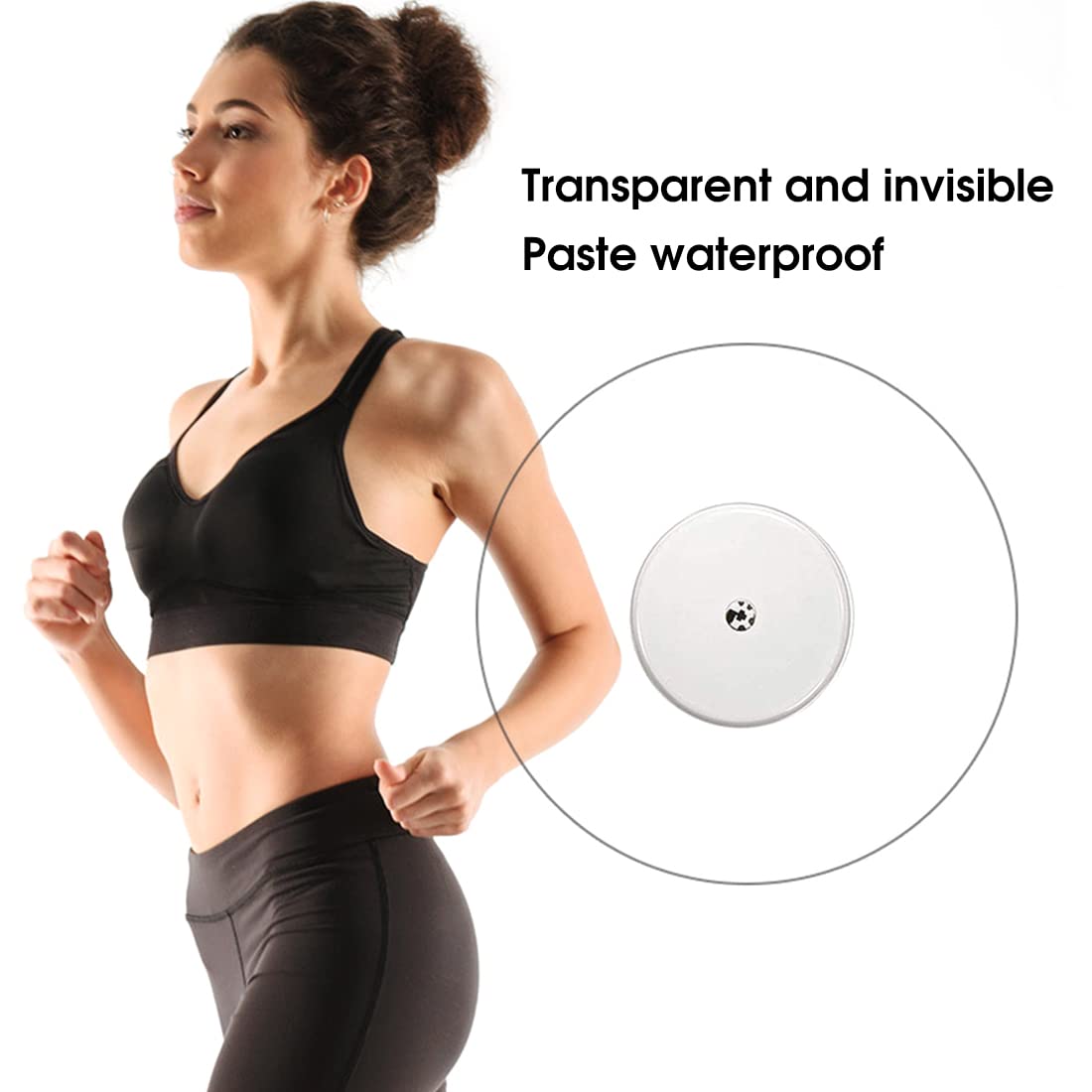 ELEPHANTBOAT 30Pcs Freestyle Sensor Covers Transparent Self Adhesive Patch Sticker for Freestyle Libre with Waterproof & Breatheable, Fix Your Sensor On Arm