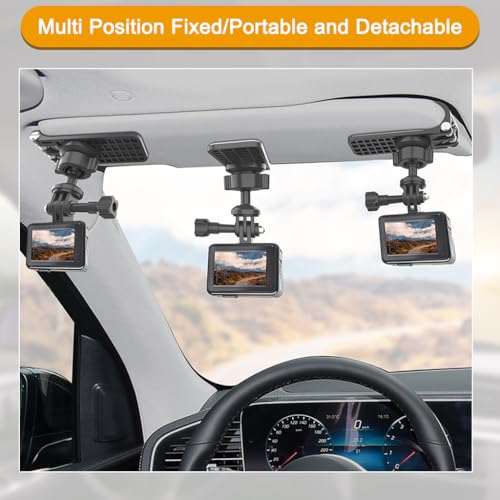 STHIRA® Car Sun Visor Mount VLOG/Video Holder for Samsung Cell Phone 1