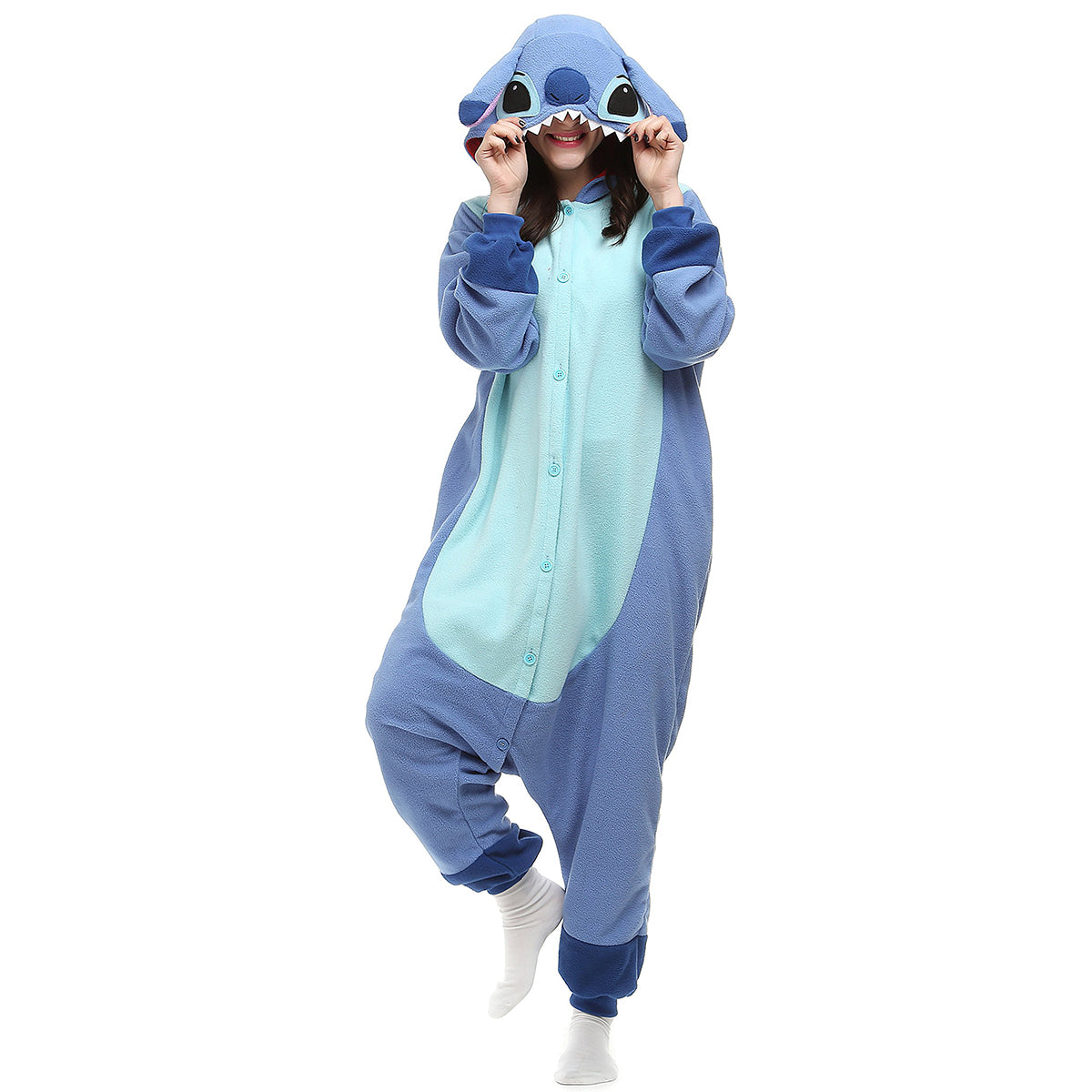 PALAY Adult Onesie Animal Pajamas Blue