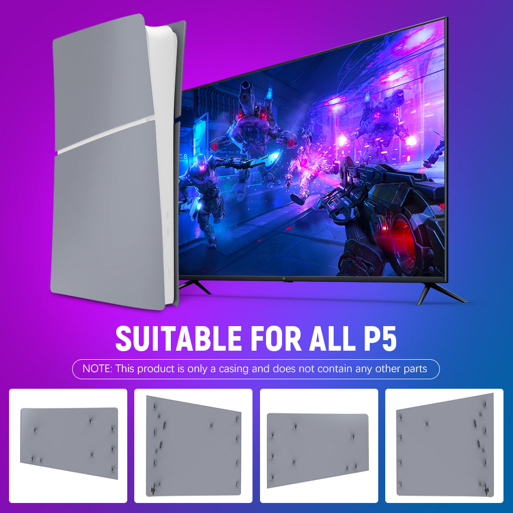 ZORBES Limited Edition Replacement Faceplates Skin &30th Anniversary Sticker ABS Cover Shell for PS5 Slim Console, Console Cover Face Plate Shell, 30th Anniversary Limited Edition Bundle