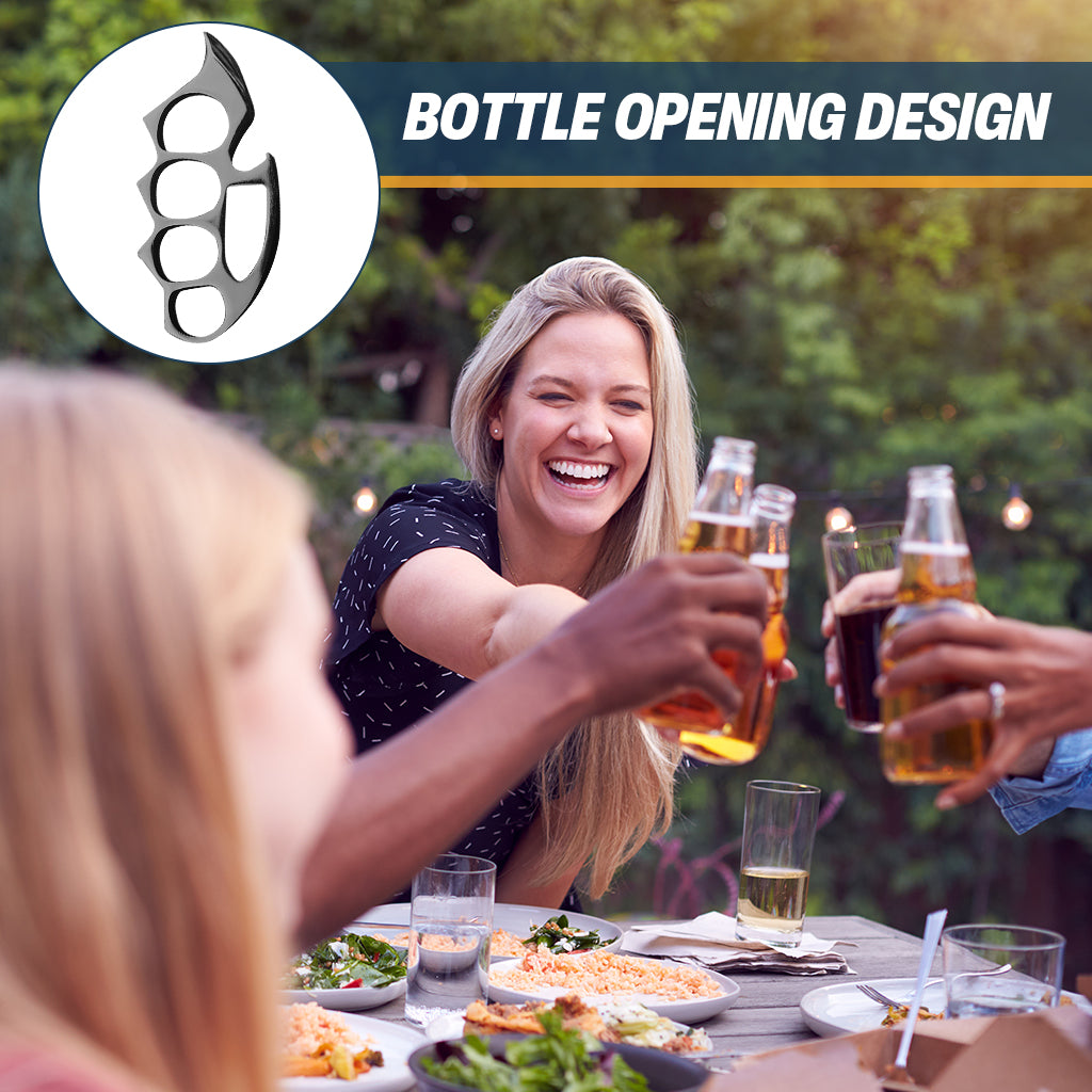 ZIBUYU Bottle Opener, Premium Quality Stainless Steel, Durable & Lightweight Design, Compact & Portable, Perfect for Home, Bar, Kitchen or Travel, Rust-Resistant, Easy to Use