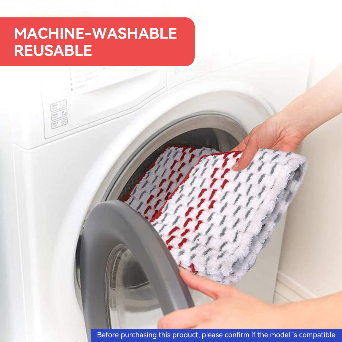 HASTHIP 4Pcs Replacement Mop Cloth for O-Cedar ProMist MAX Spray Double Sided Microfiber Mop Pads Washable and Reuseable Wet Dry Use Replacement Mop Pads Spare Mop Cloth.