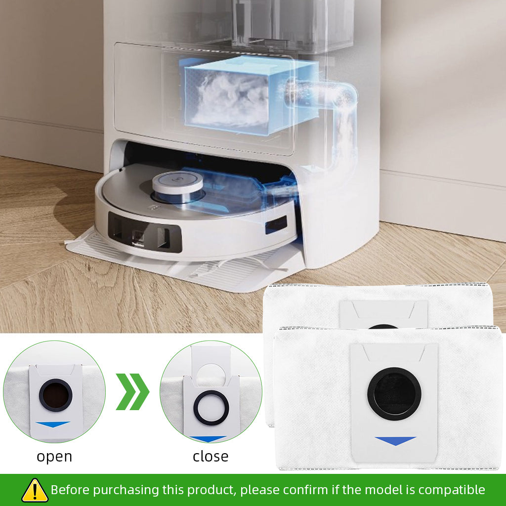 HASTHIP 10Pcs Replacement Accessories for Ecovacs Deebot T20 Omni/PRO/MAX T20 Pro/Max Plus, Replenishment Kit Replacement Parts - 4 Side Brushes, 2 Microfiber Cloth Mop, 2 Dust Bag, 2 Filter