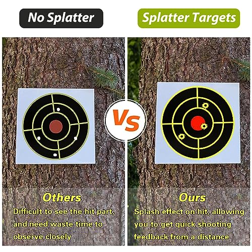 Optifit® 200PCS Shooting Aim Papers Bullseye Target Stickers Self Adhesive for Game Bow Training Outdoor Archery with 7.6x7.8CM