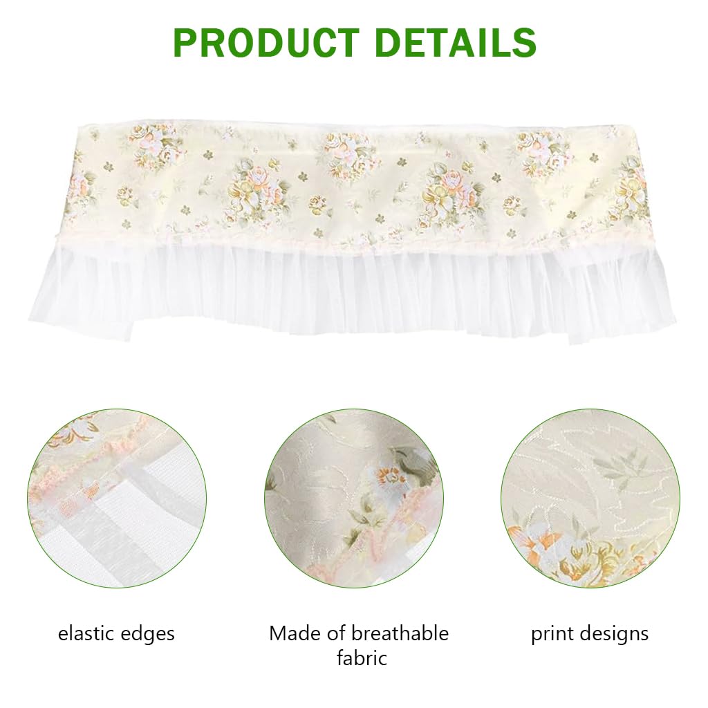 HASTHIP 2Pcs Air Conditioner Cover Dust Cover Fashion Lace Cloth Cover Universal Summer Air Conditioner Hood Cover for 1-1.5p Air Conditioner