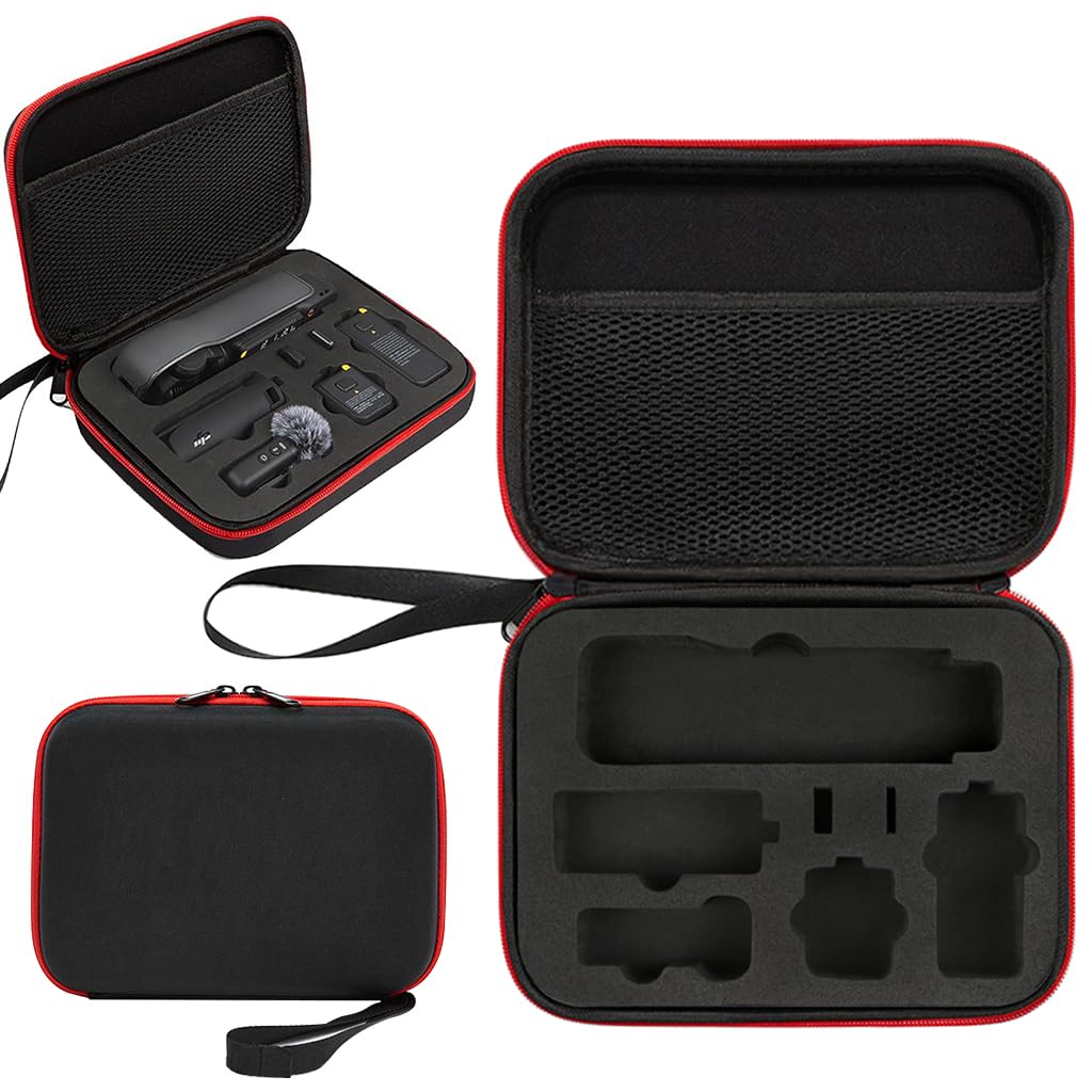 ZORBES Carrying Case for DJI OSMO Pocket 3 Camera, DJI OSMO Pocket 3 Camera Storage Bag with Hand Strap, Travel Case Accessories Bag for Pocket 3 Camera Case, DJI OSMO Pocket 3 Camera Not Included