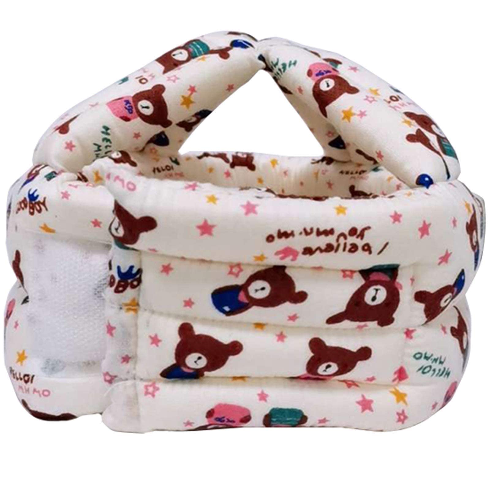 SNOWIE SOFT Baby Head Protector, Adjustable Size Baby Learn to Walk Or Run Soft Safety Helmet, Infant Anti-Fall Anti-Collision,for Baby Months~5 Years Old (Beige)