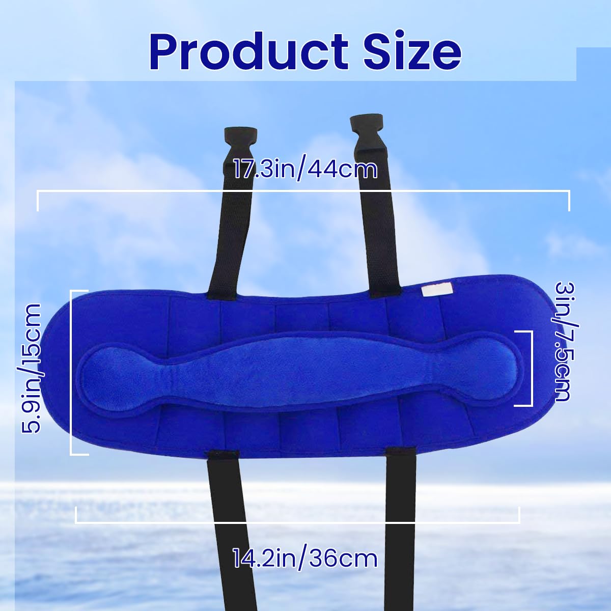 SNOWIE SOFT Kids Head Support Band for Car Seat, Car Seat Head Support for Fix Baby's Head Neck, Relief Headrest on Car Safety Seat with Quick Release Buckle Child Seat Head Support for Kids 3-8