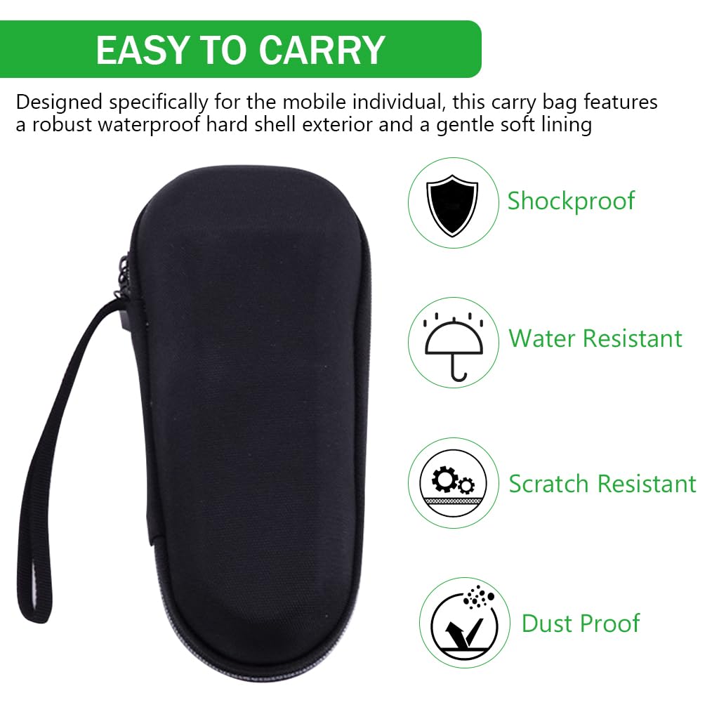 HANNEA Carry Case Bag for Philips Norelco Shaver EVA Hard Shell Waterproof Travel Storage Case for Philips Norelco Shaver Zip-up Travel Storage Case Electric Razor Accessories Bag