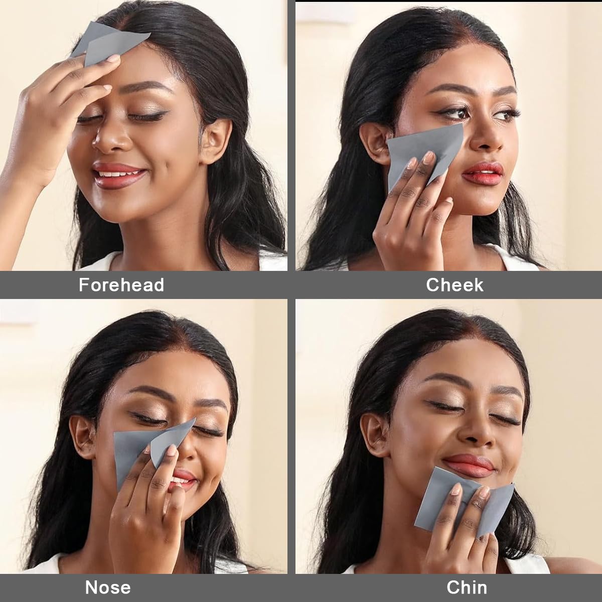 MAYCREATE 300pcs Face Blotting Paper for Oily Skin, Women Oil Blotting Sheets for Face, Natural Linen Tissue Oil Paper for Face, Blotting Paper for Makeup, Blotting Paper for Oily Face