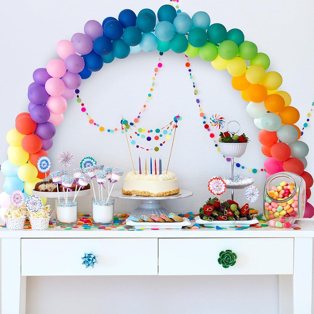 HASTHIP Wedding Table Ballon Arch Stand Kit DIY Assembly Fiber Rod Table Ballon Arch Stand Floral Arch Stand Ballon Stand for Party, Wedding, Birthday, Festivals, with Accessories and Tools