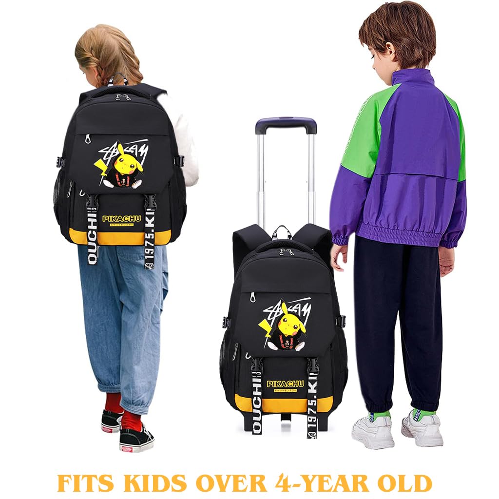 PALAY School Standard Backpack For Boys Girls Travel Standard Backpack On Wheel Girl School Bag On Wheel Detachable Wheel Stand Design Gift New School Bag For Girls Boys
