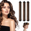 MAYCREATE Heatless Hair Curler, Flexible Curling Rod with Hook, Satin Rollers for All Hair Types, No Heat Curls to Sleep for Curl Rods, Heatless Curls for Blowout Hair, Brown MAYCREATE Heatless Hair Curler, Flexible Curling Rod with Hook, Satin Rollers for All Hair Types, No Heat Curls to Sleep for Curl Rods, Heatless Curls for Blowout Hair, Brown