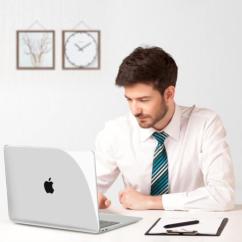 ZORBES Laptop Cover 13.3 inch for MacBook Air M1 Case Cover Laptop Case Compatible with 2020/2019/2018 MacBook Air M1 A2337 A2179 A1932 MacBook Air Case Waterproof Laptop Protector Hard Case