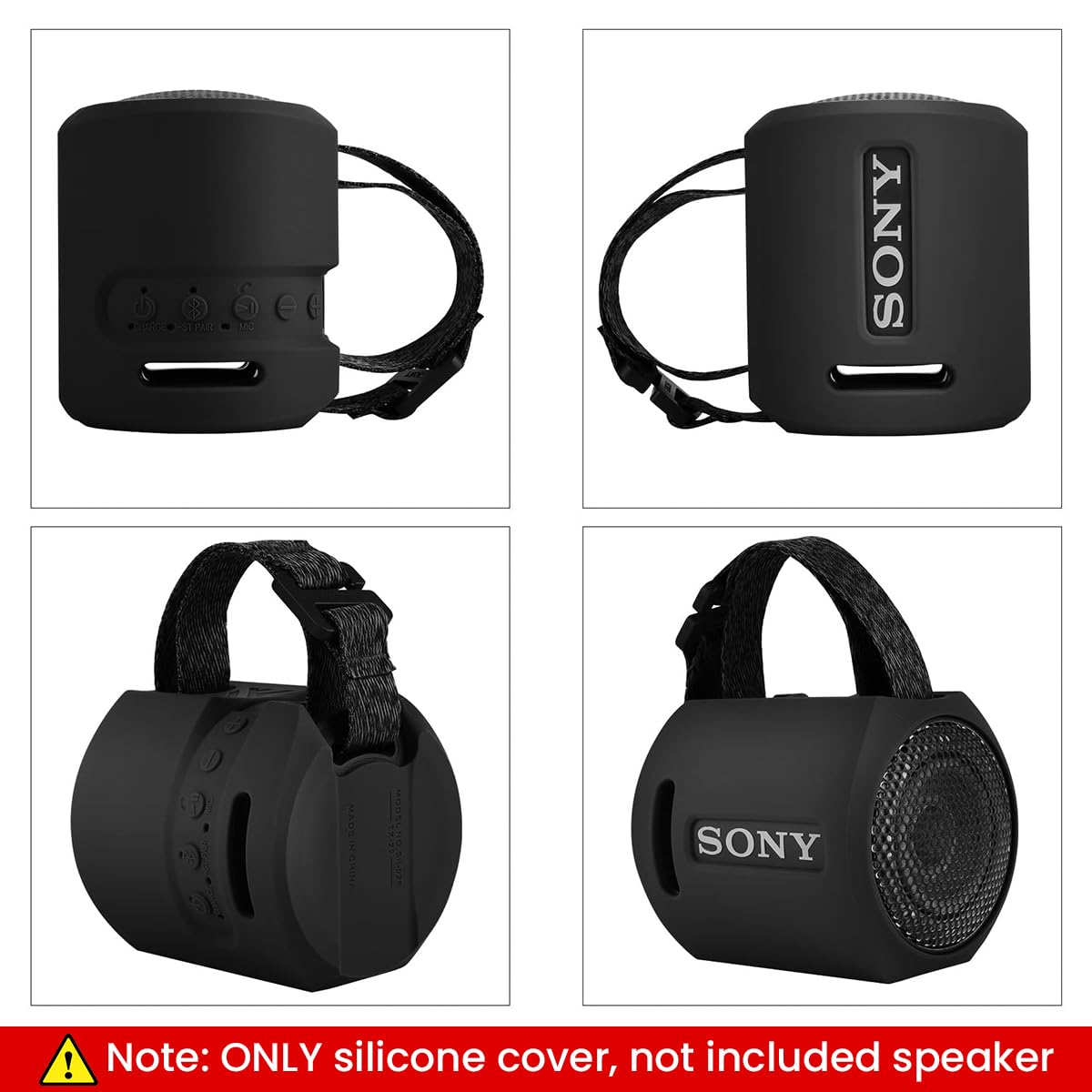 Verilux Silicone Cover Case for Sony SRS-XB13 Extra BASS Wireless Portable Compact Speaker, Wireless Bluetooth Speakers with Bass Protective Skin Sleeve Shell for Sony SRS-XB13 Speaker Accessories