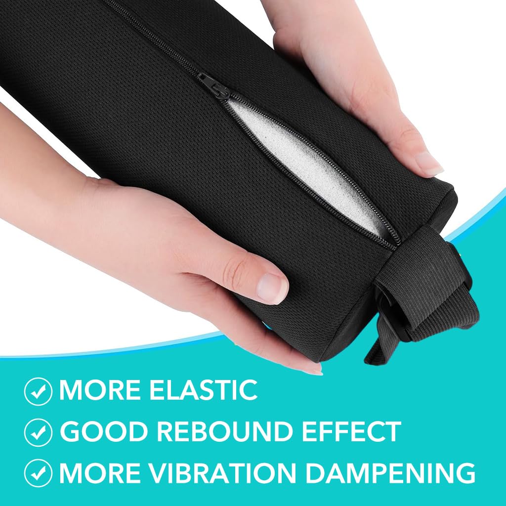 HANNEA Lumbar Support Pillow for Office Chair Lumbar Roll for Chair, Lumbar Roll Pillow for Relieving Back Pain & Improving Posture with Elastic Strap