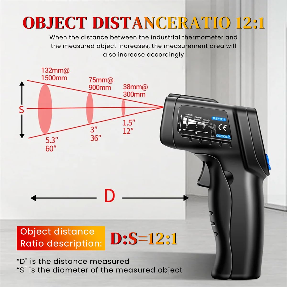 Serplex Non-Contact Laser Temp Gun