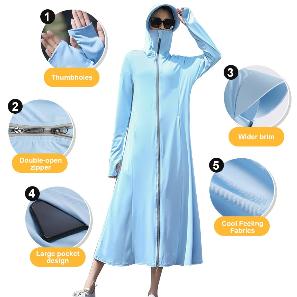 PALAY Womens Sun Protection