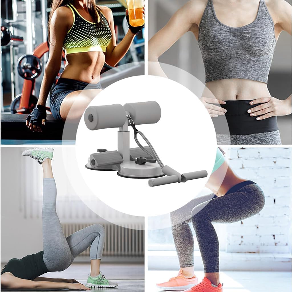 Proberos Sit Up Equipment, Upgraded Sit-up Fitness Equipment Muscle Exercise Abdominal Device, Double Suction Cups Sit Up Assistant Fixed Foot Abdominal Muscle Trainer