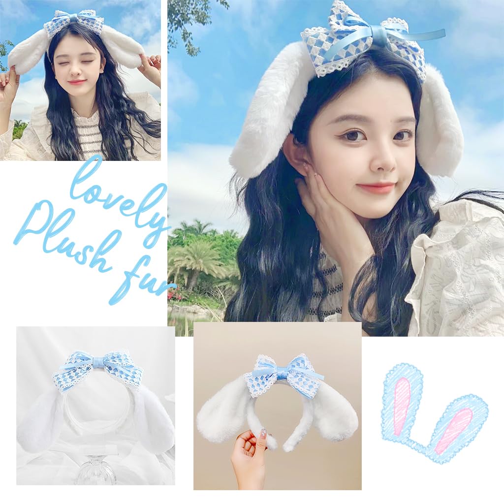 PATPAT Cosplay Hairpin Ear Plush Hairband Women Kawaii Butterfly Costume Halloween Christmas Holiday Birthday Party Gift