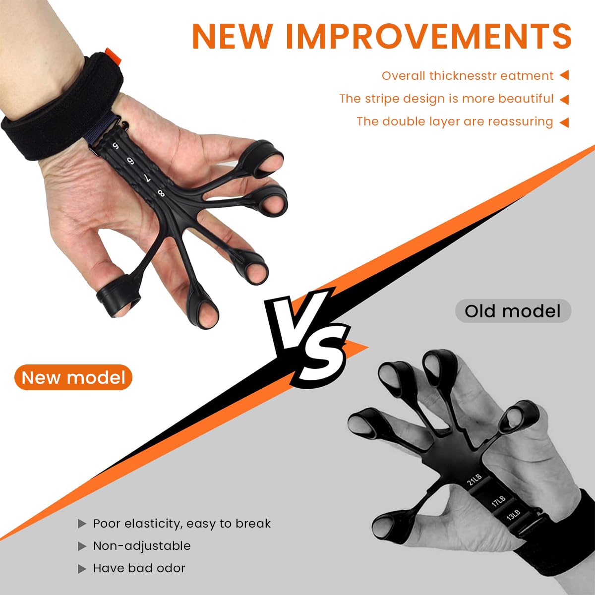 Proberos finger strengthener, grip strength trainer, hand grip strengthener