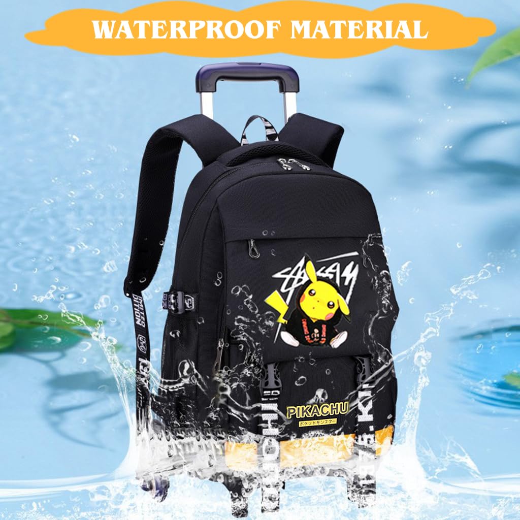 PALAY School Standard Backpack For Boys Girls Travel Standard Backpack On Wheel Girl School Bag On Wheel Detachable Wheel Stand Design Gift New School Bag For Girls Boys